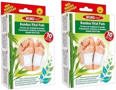 Imagen del producto de WUNDmed® 02-129 WUNDmed® Bambuspflaster Vital-Pads 02-129 weiß 6,0 x 8,0 cm, 10 St.