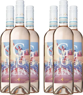Produktbild von 6 Flaschen Villa Geissini Giulia Pinot Grigio Rose IGT 0,75l 12% VOL