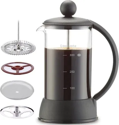 Produktbild von Kaffeebereiter 350ml Borosilicatglas hitzebeständig elegant