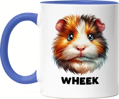 Produktbild von Wheek Meerschweinchen Tasse Blau Süßes Meerschweinchen Haustier Nager