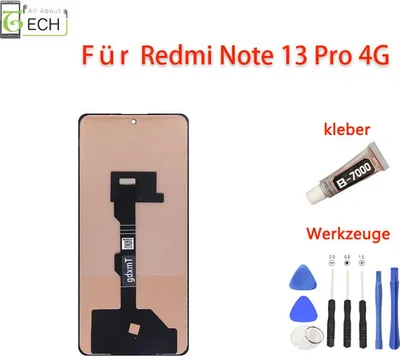 Produktbild von Für Xiaomi Redmi Note 13 Pro 4G 23117RA68G LCD Display Bildschirm