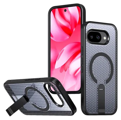 Produktbild von MagSafe Magnet Handyhülle für Google Pixel 10a kühlendes Cover Honeycomb Schwarz