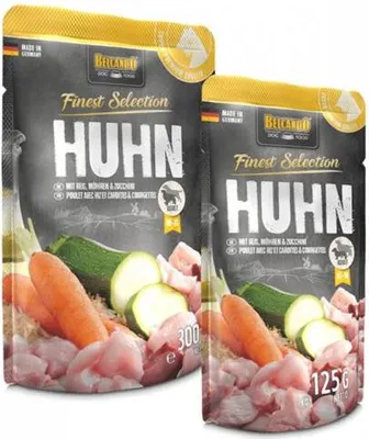 Produktbild von 12 x 125 g Belcando Huhn & Reis mit Zucchini & Möhren
