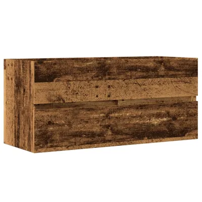 Produktbild von Waschbeckenschrank Altholz-Optik 100x38,5x45 cm Holzwerkstoff