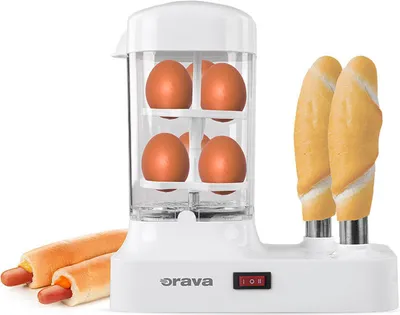 Produktbild von Orava HM-03, Hot Dog-Toaster, Weiß, 2 Stück(e), 250 W, 252 mm, 275 mm
