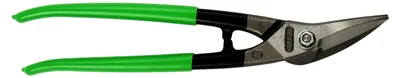 Produktbild von Kombi-Blechschere rechts 280 mm, PVC-isoliert, grün, induktiv gehärtete Schneiden, Spezialschere für Kurvenschnitte und lange gerade Schnitte