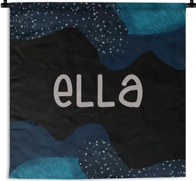 Produktbild von MuchoWow® Wandteppich Wandbehang Ella - Pastell - Mädchen 150x150 cm Tapisserie Dekoration Wandtuch - Wohnaccessoires - Modernes