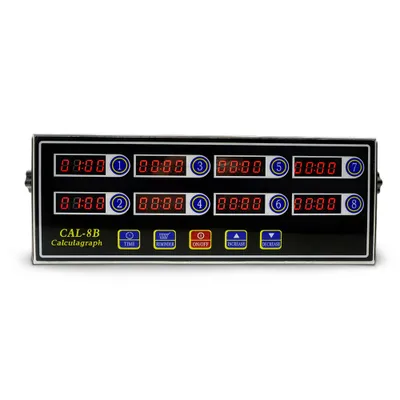 Produktbild von 8-Kanal kommerzieller digitaler Küchentimer,Edelstahl-Berechnungstimer mit Alarm