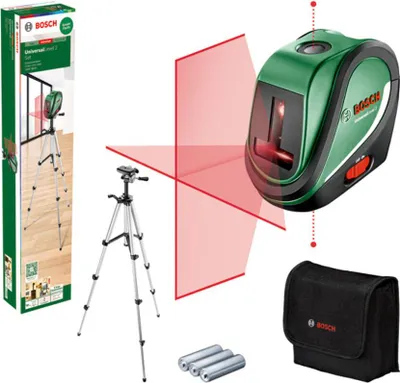 Zdjęcie produktu dla Bosch Laser Universal Level 2 Uni Krzyżowy + Statyw Tt150