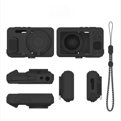 Obrázek produktu pro INF Silikonové ochranné pouzdro kompatibilní s Kodak PIXPRO FZ55 - nárazuvzdorné, prachotěsné pouzdro na fotoaparát Černá