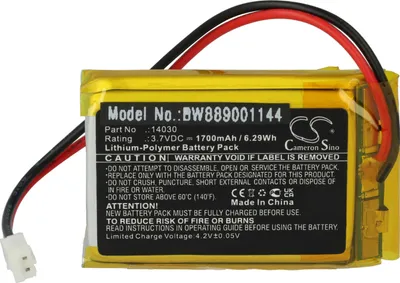 Produktbild von vhbw Akku Ersatz für Makeblock 14030 für Lernroboter (1700 mAh, 3,7 V, Li-Polymer)