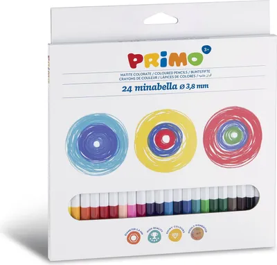 Immagine prodotto di Primo 523MINAB24 pastello colorato Multicolore 24 pz