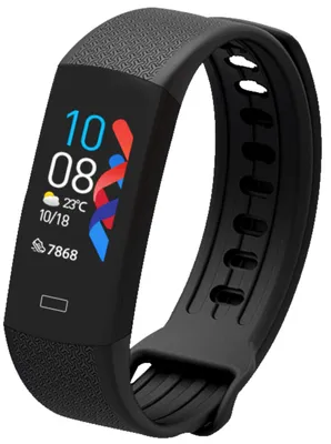 Produktbild von Mebus Fitness-Tracker mit Puls-, Blutdruck- & Sauerstoffmessung, Schrittzähler, Schlafmonitor & Benachrichtigungen – wasserdicht, USB, Android/iOS