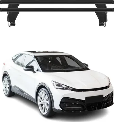 Produktbild von Menabo Dachträger Grundträger für Cupra Tavascan 2024-2025 Alu Schwarz 2tlg