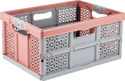 Produktbild von Faltkorb 32L 48X34,5X23,5Cm Faltbare Kunststoffbox Für Kleine Gegenstände