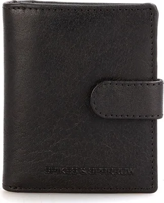 Produktbild von SPIKES & SPARROW Leder Geldbörse Bronco Billfold Wallet RFID Black schwarz