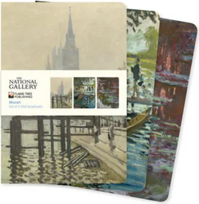 Produktbild von National Gallery: Monet Set of 3 MIDI Notebooks