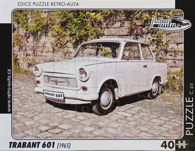 Obrázek produktu pro Puzzle č. 23 - TRABANT 601 (1965) 40 dílků