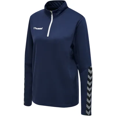 Immagine prodotto di Hummel Authentic Felpa con mezza zip Damen, MARINE, M