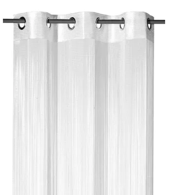 Produktbild von Elzusha – Volantengardine mit Ösen, individuell zuschneidbar, weiß, Breite x Höhe: 245 x 148 cm