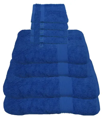 Produktbild von Julie Julsen Handtuch Set Royalblau,Set:8 tlg. 2 Bade- 2 Handtücher 4 Waschhandschuhe