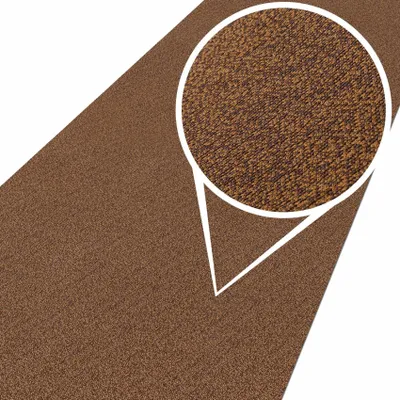 Produktbild von Teppichläufer Küchenläufer Premium Flur Läufer Textil TAMARA Braun Gewebt Rauschen Robust Breite 100cm Länge 200cm