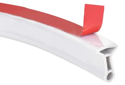 Imagen del producto de Barrera de silicona para ducha, autoadhesiva, 1 metro, para evitar que el agua se salga de la ducha