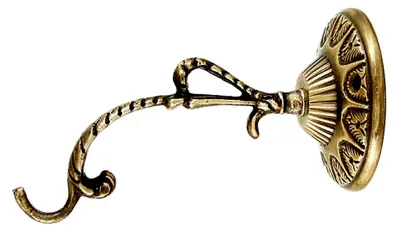 Produktbild von Haken für Öllampe Halter antik Messing Handarbeit 2793