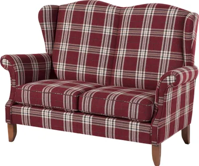 Produktbild von Max Winzer Sofa 2-Sitzer Verita - Flachgewebe rot - Maße: 156 x 86 x 108 cm
