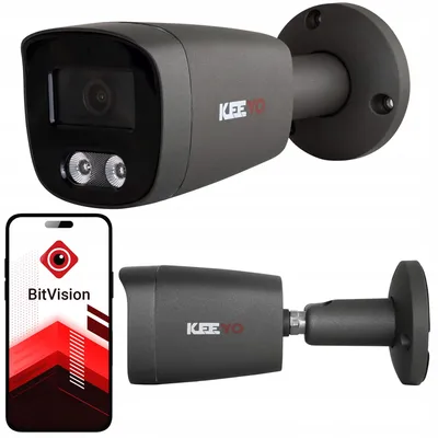 Produktbild von Keeyo IP-Kamera 8MP 2.8Mm PoE Mikrofon IR AI Bewegungserkennung App LV-V-IP8M25TF-G-II