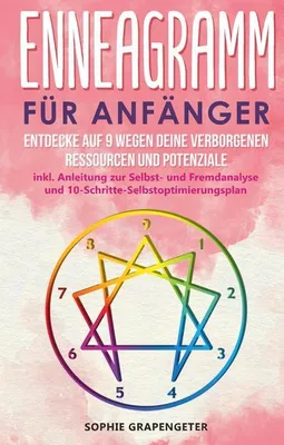 Obrázek produktu pro Enneagramm für Anfänger: Entdecke auf 9 Wegen deine verborgenen Ressourcen und Potenziale | inkl. Anleitung zur Selbst- und Fremdanalyse und 10-Schritte-Selbstoptimierungsplan