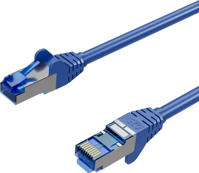 Produktbild von Patchkabel cat6A S/FTP PIMF blau 5m