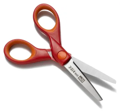 Produktbild von Kinderschere 10 cm Griff blau/rot