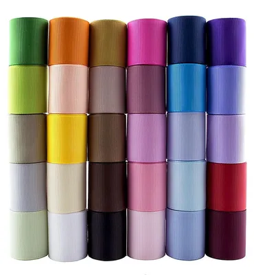 Produktbild von Set aus 30 Buntband Grosgrain - 60 Yards