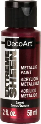 Image de DECOART Extreme Sheen peinture acrylique Effet métallique 59 ml, Garnet