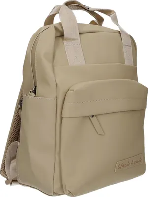 Produktbild von Rucksack BKR-502 aus glattem Kunstleder 26x29x10 cm mit gepolstertem Tabletfach