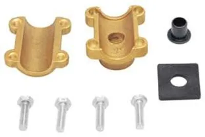 Obrázek produktu pro Mosazná trubková svorková přípojka – výstup se závitem F 1/2" x 1"
