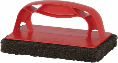 Produktbild von Scotch-Brite 710-0195551 Grillbürste mit Handblock, rot/schwarz