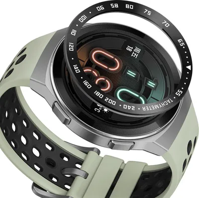 Zdjęcie produktu dla INF Stylowa czarno-biała ramka do zegarka Huawei Watch GT2E