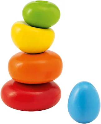 Produktbild von Schmidt Spiele Wackelsteine, 1 Jahr(e), Holz, Mehrfarbig