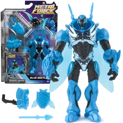 Obrázek produktu pro DC Comics Metal Force – figurka Blue Beetle (Skarabějový muž), 12 cm