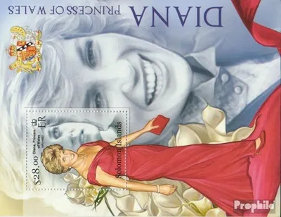 Produktbild von Briefmarken Salomoninseln 2013 Mi Block 117 (kompl. Ausg.) postfrisch Diana, Prinzessin von Wales