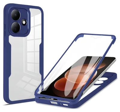 Immagine prodotto di Custodia a 360 gradi per smartphone Xiaomi Redmi Note 17 Pro 5G, con pellicola protettiva per lo schermo e protezione per la fotocamera