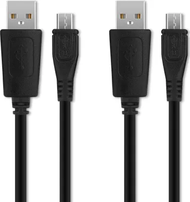 Produktbild von CELLONIC USB Kabel 1m für TomTom Via 62 Via 52 Via 135 Rider 40 400 GO 510 520 5200 GO 620 6200 Start 62 Start 52 GPS Navigator Ladekabel Micro USB auf USB A 2.0 Datenkabel 1A schwarz PVC