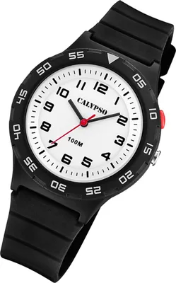 Produktbild von Calypso Jugend Analog Uhr K5797/4 Fashion Kunststoff Armbanduhr schwarz UK5797/4
