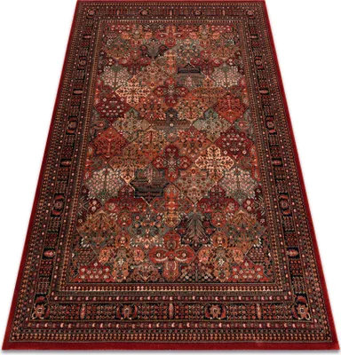 Produktbild von Wollteppich KASHQAI 4309 300 orientalisch, Rahmen rotwein  rot 240x340 cm