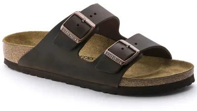 Produktbild von Birkenstock Arizona Herren-Schuhe in Braun – schmale Weite