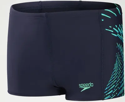 Produktbild von SPEEDO PLMT PRNT ASHT JM NAVY/GREEN True Navy/Green Glow/Fluo Arct 176