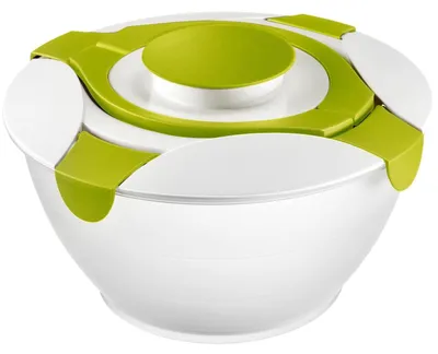 Slakom 6,5 l mit Dressingbehälter, Kunststoff, transparent