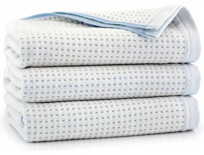 Produktbild von Handtuch - 100% Baumwolle - 500 g/m2 - 50x100 cm - Extra Saugfähig - Blau - hohe Grammatur - OSLO